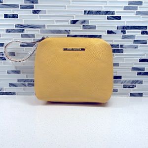 Steve Madden yellow wristlet/pouch